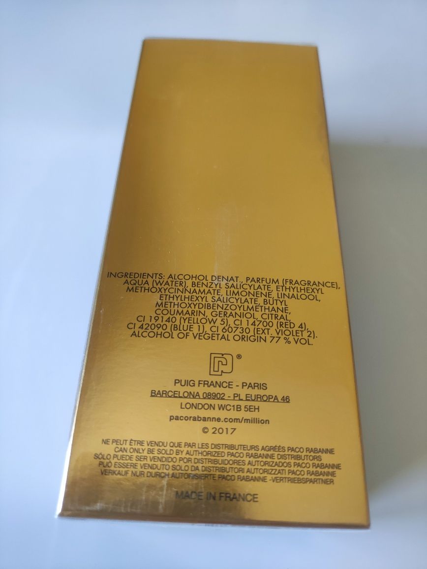 1 million Lucky Paco Rabanne 100ml edt oryginał