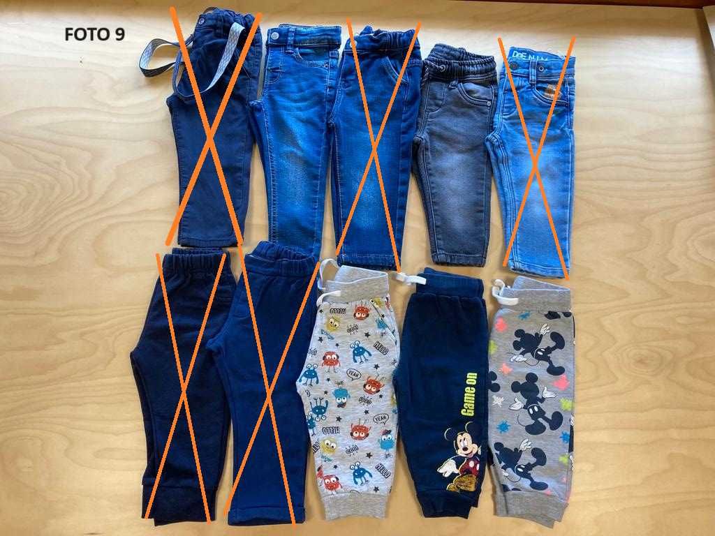 Lote de roupa bebé menino 12/18 meses outono/inverno - 25 peças