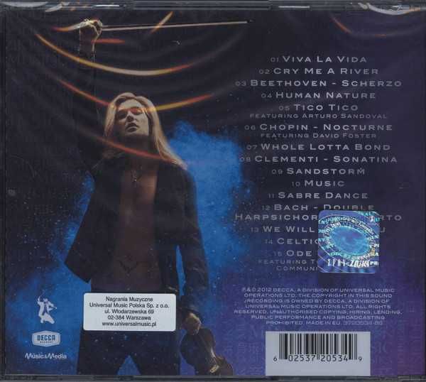 DAVID GARRETT - MUSIC - CD- płyta nowa , zafoliowana
