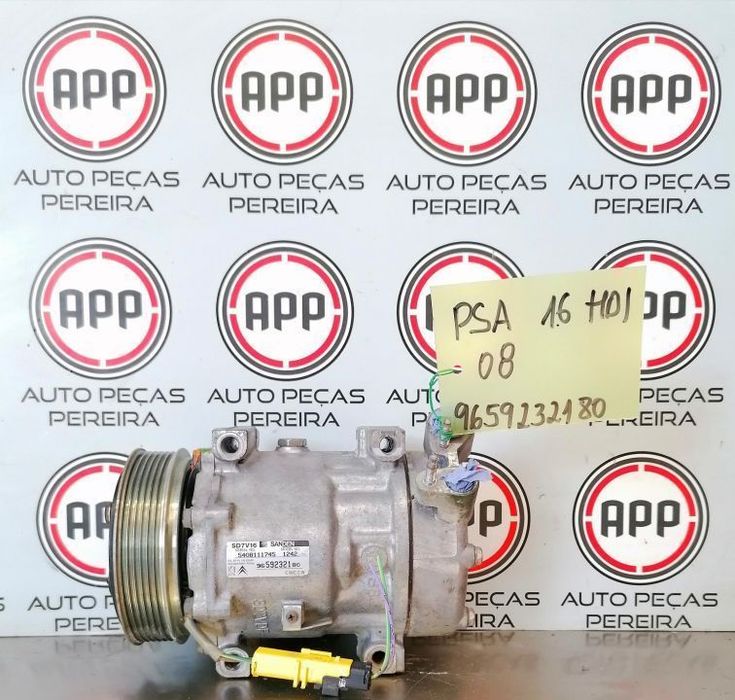 Compressor ar condicionado Citroën Jumpy, Peugeot Expert 1.6 HDI de 2009, referência 9659232180.