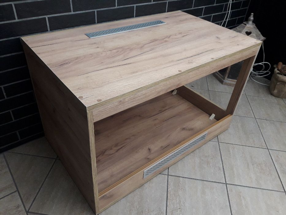 Terrarium puste nr1 100/60/60 dąb craft złoty