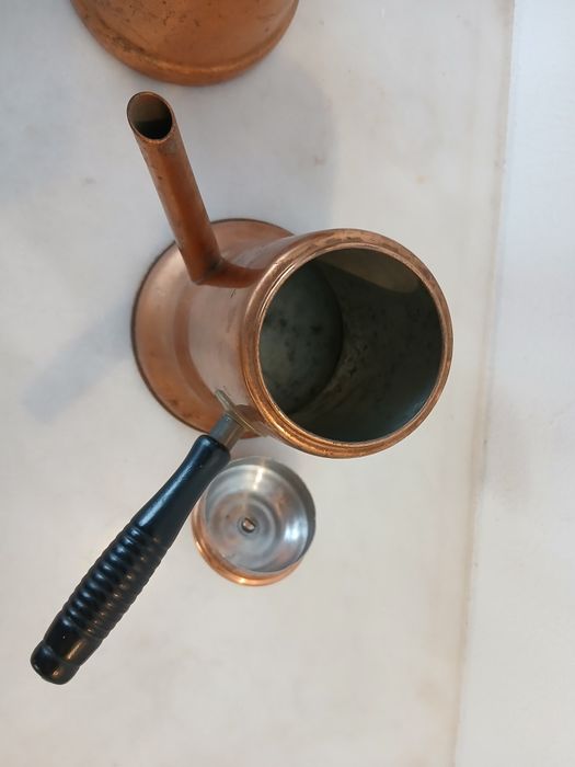 Cafeteira cobre vintage