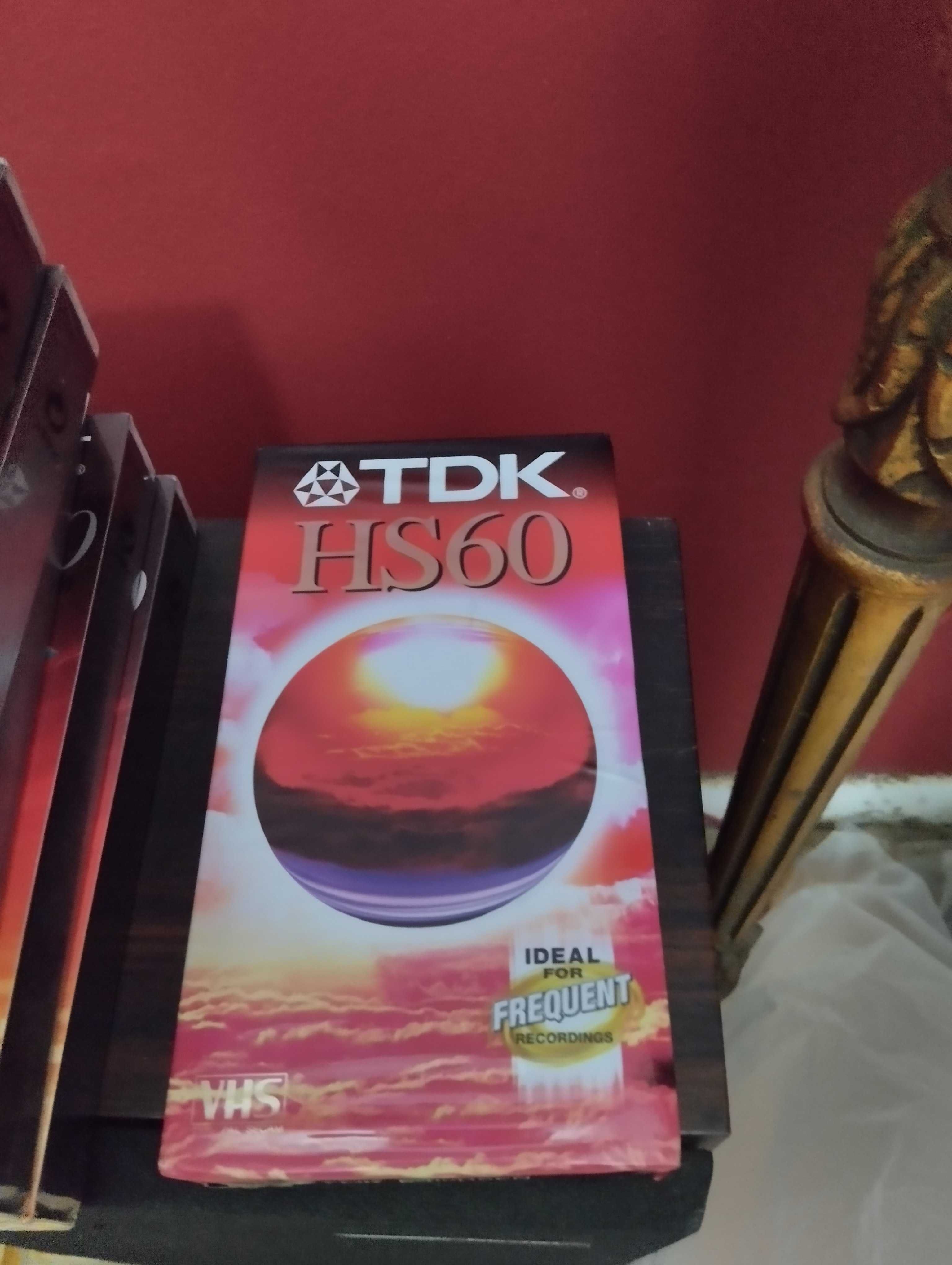 Cassetes VHS E-180 SONY Premium / 1 x HS-60 TDK - Seladas