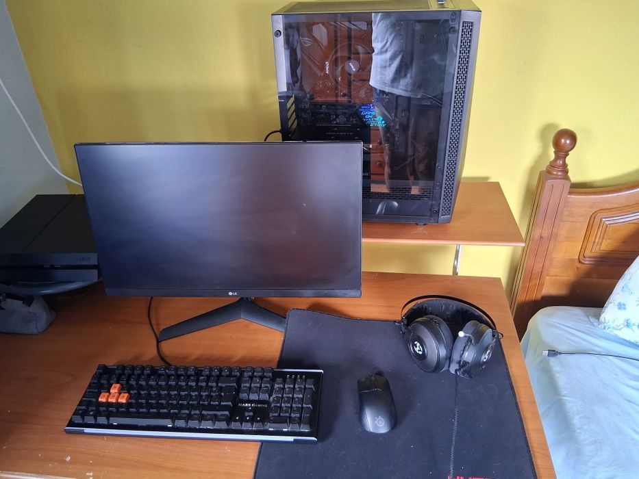 Torre Pc gaming e Monitor lg 24