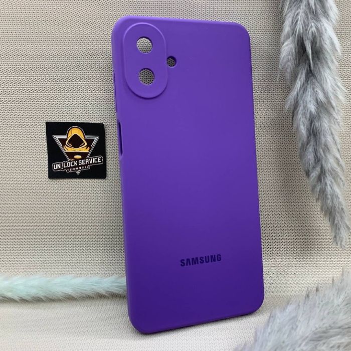 Топ! Samsung A07 с логотипом Противоударный чехол софт тач все модели
