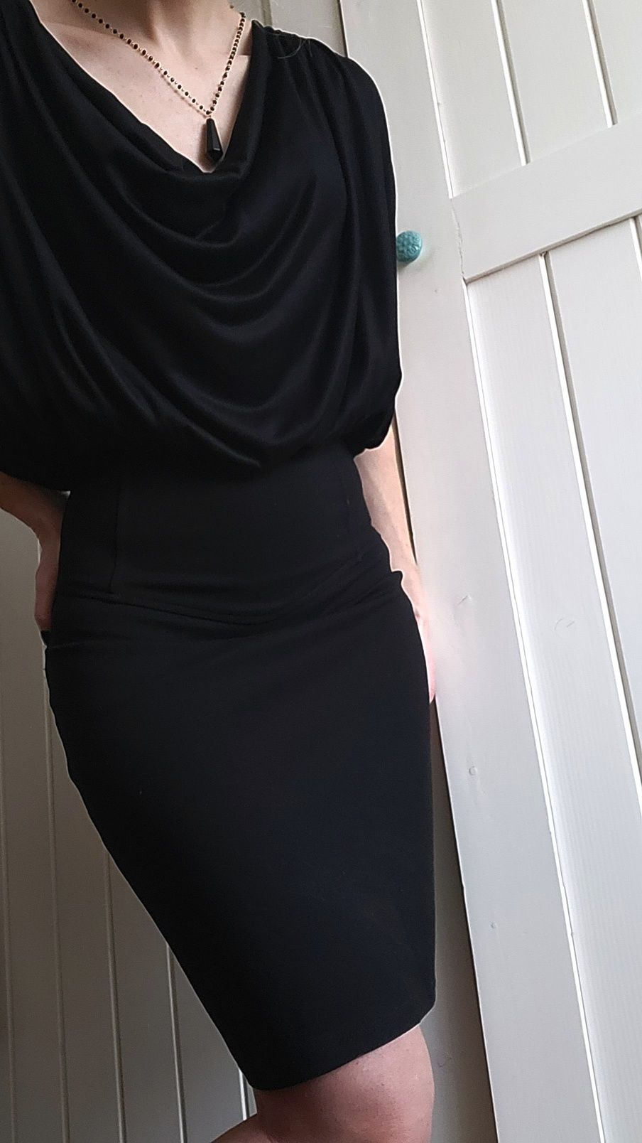 Sukienka Zara mała czarna r.XS