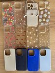 Etui iPhone 14 Pro różowe kolorowe case