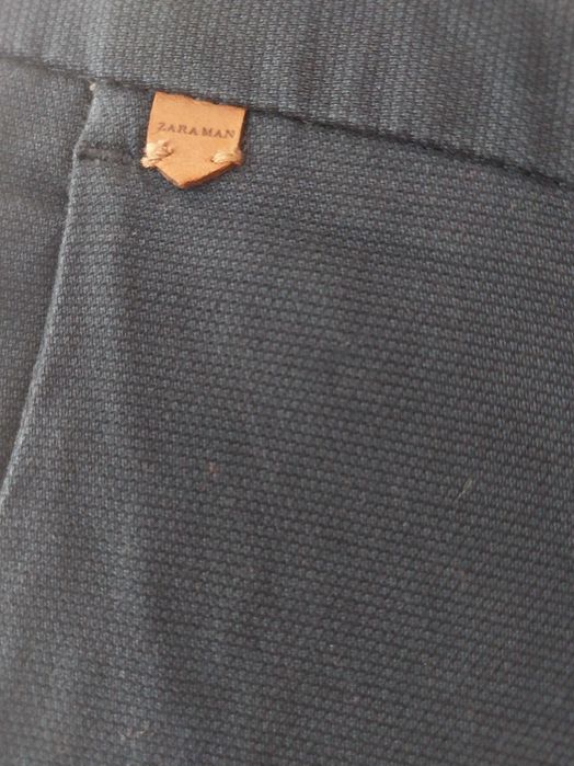 Calças fato Azuis Zara