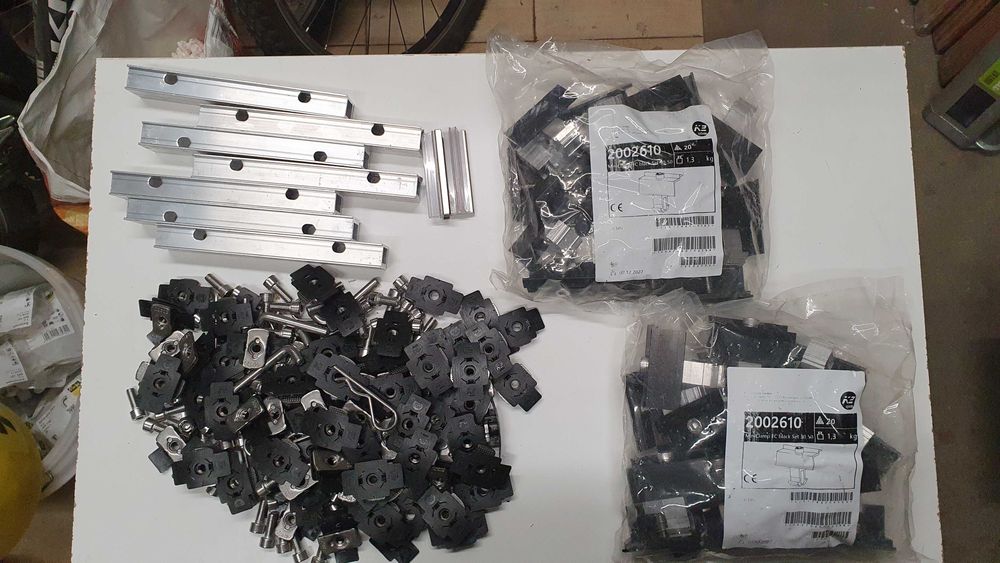 K2 Mini clamp nowe uchwyty montażowe  końcówka materiału z montażu