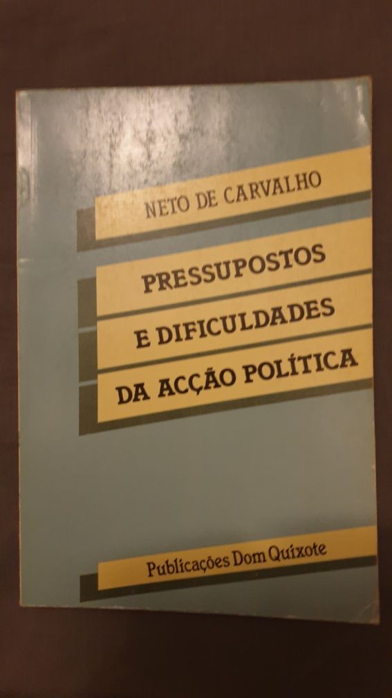 Pressupostos e dificuldades da acção política - Neto de Carvalho