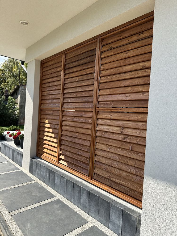 Rolety drewniane , żaluzje, ruchome deseczki Bajeczne Drewno