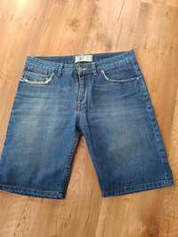 Krótkie spodnie jeans Zara męskie
