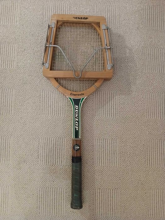 Stare drewniane i inne rakiety DUNLOP Emeraude 1960, Adidas, Donnay