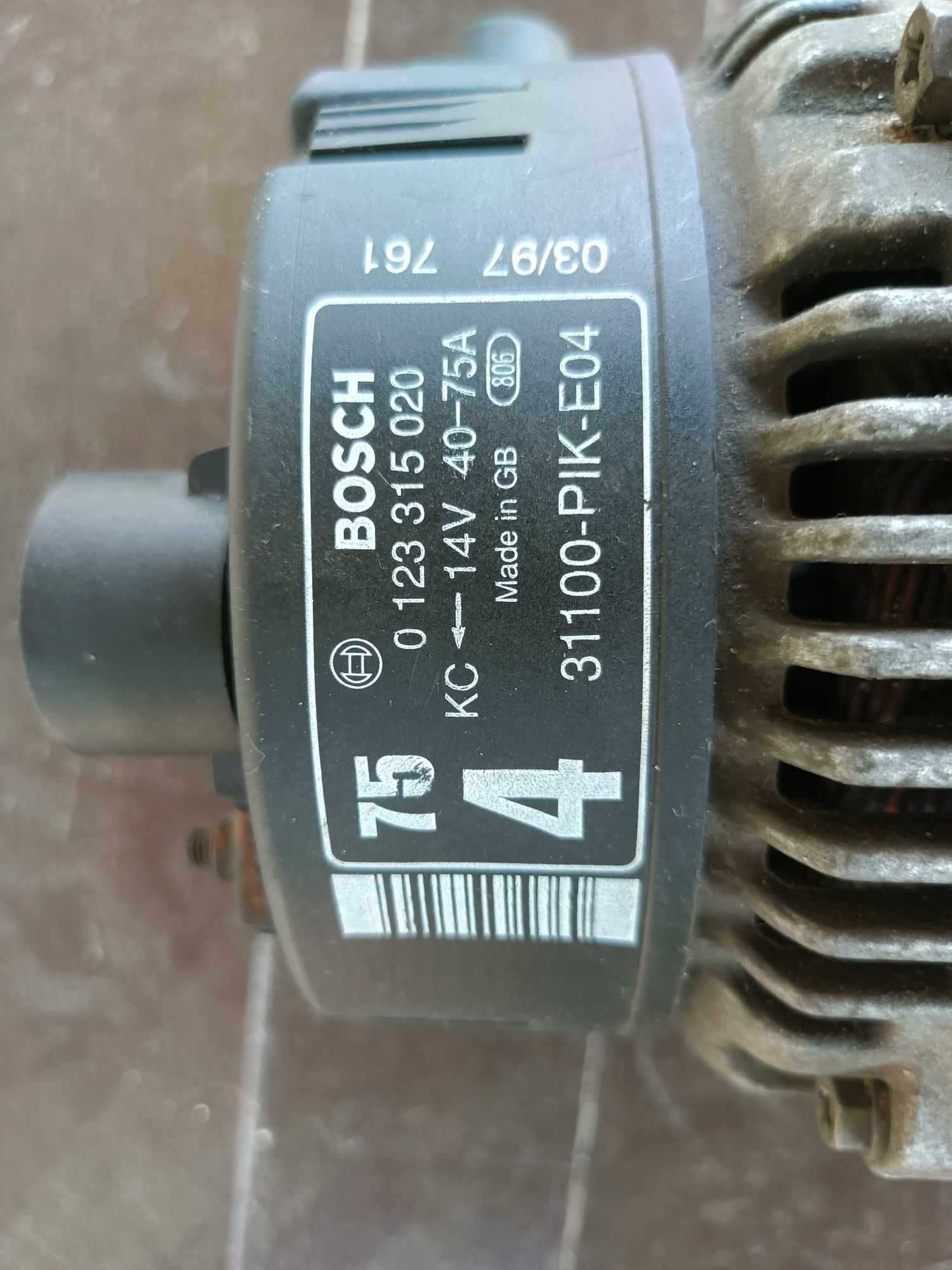 Alternator Bosch Honda Civic 6 generacji