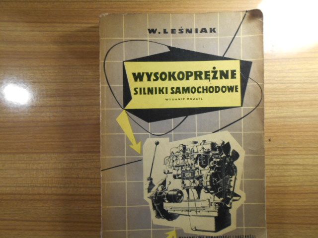 Stara książka - Wysokoprężne silniki samochodowe