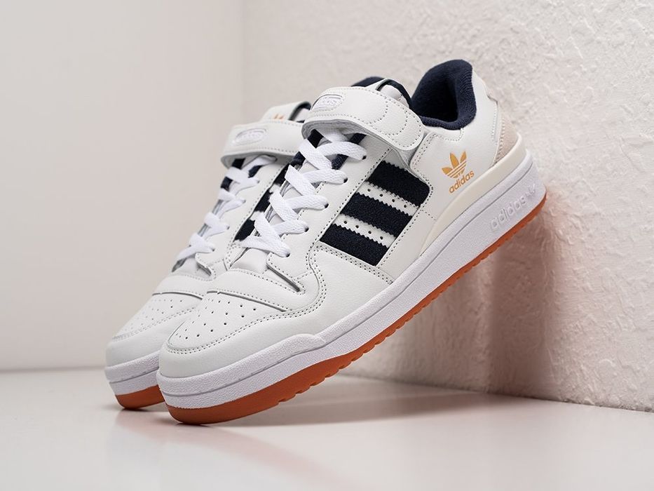 Adidas Forum Low  Женские кожаные кроссовки-кеды