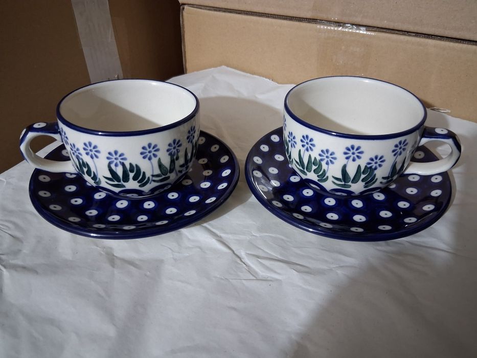 2 Filizanki 200ml GAT1 Ceramika Artystyczna Boleslawiec