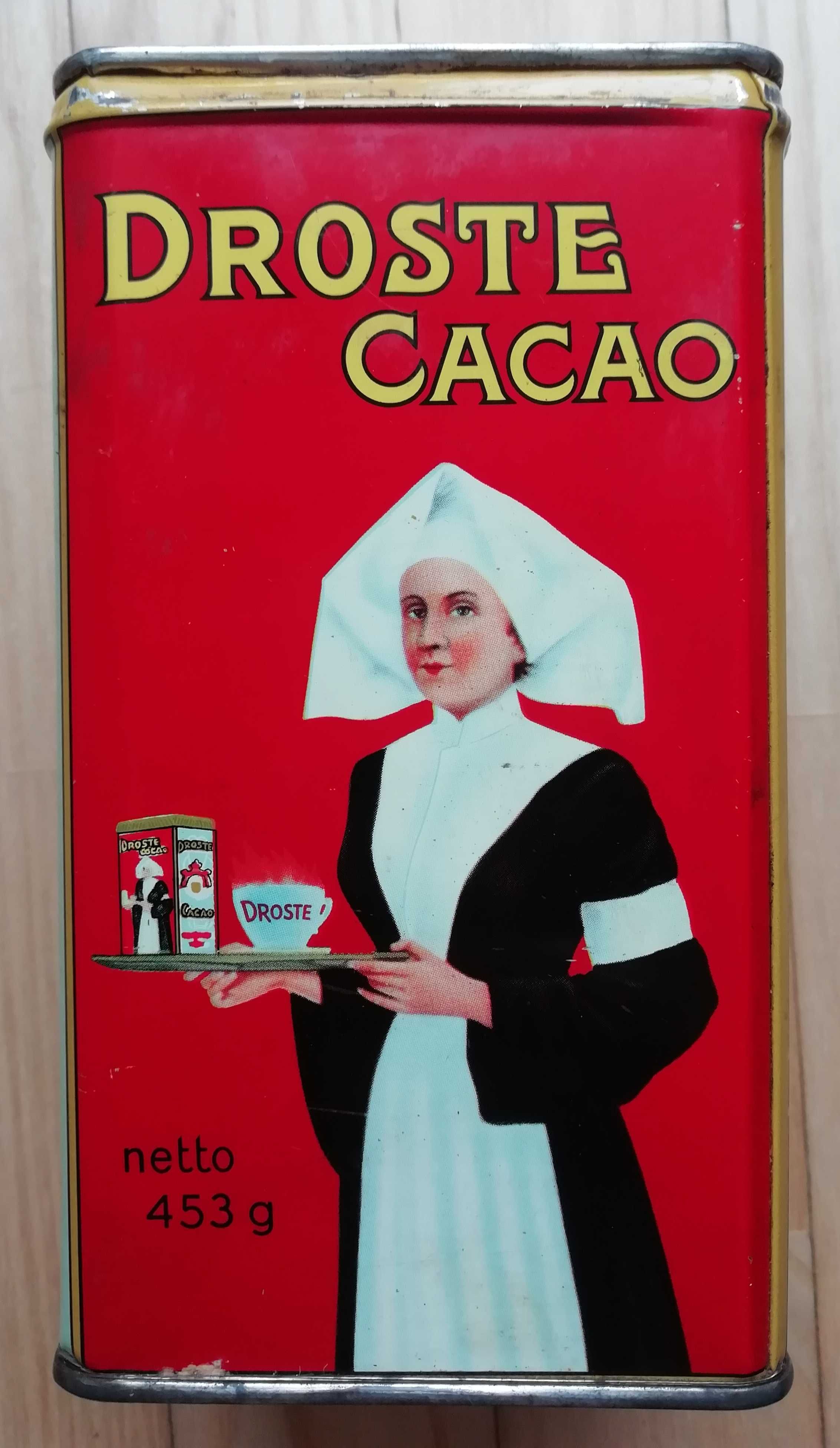 DROSTE CACAO VINTAGE 1 funt = 453 gramy stara puszka po kakao