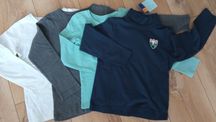 Bluzki rozmiar 110/116 - 4 sztuki