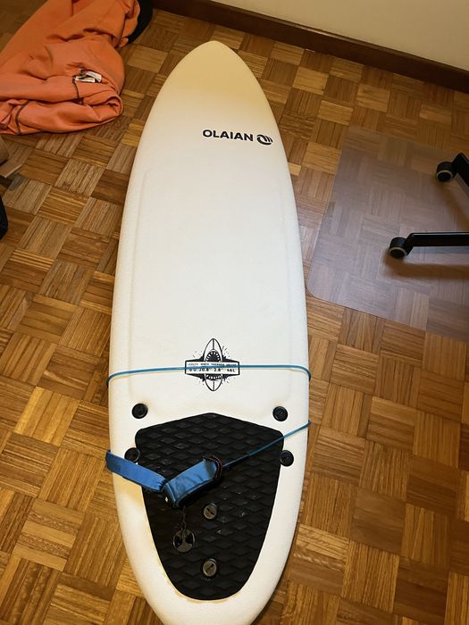 Prancha Surf espuma 6’ 46L, leash e capa