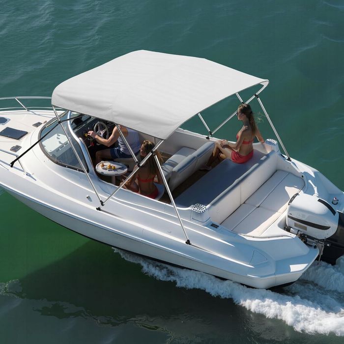 daszek bimini vevor3 bow boat 6'dł. x (61"-66") szer. x 46" wys