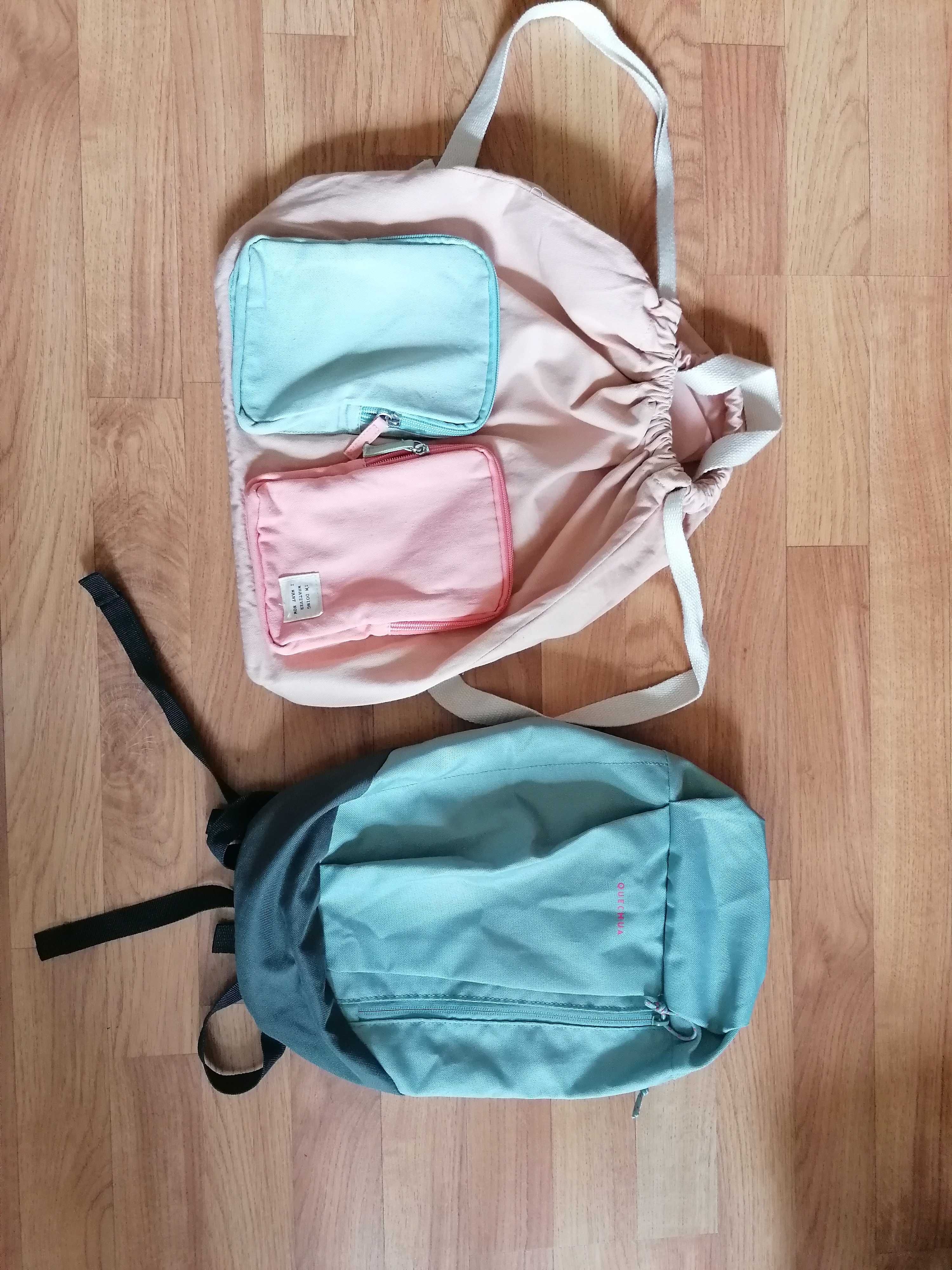 Plecak Dechatlon 10l + Reserved plecak worek, dziewczynka