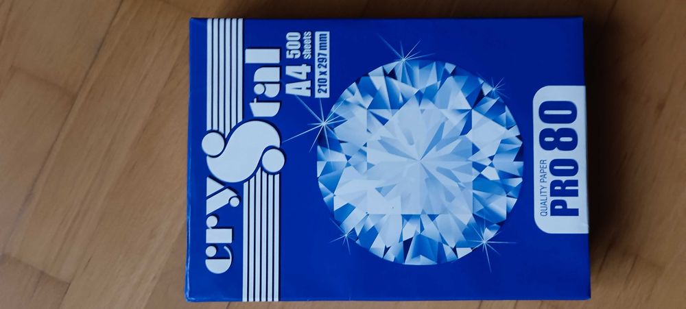 Бумага офисная А4, плотность г/м2. В пачке 500 листов.