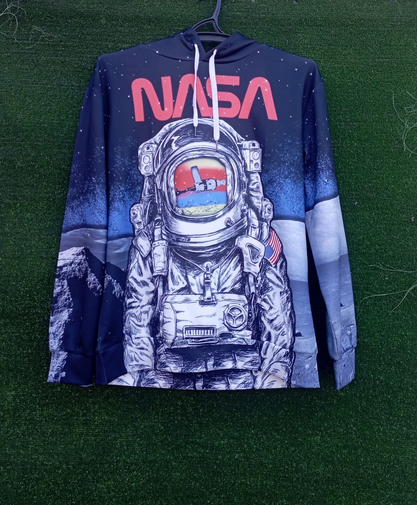 Чоловіча кофта капюшонка світшот худі nasa