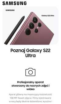 Samsung S22 Ultra Biały 12/256 Komplet