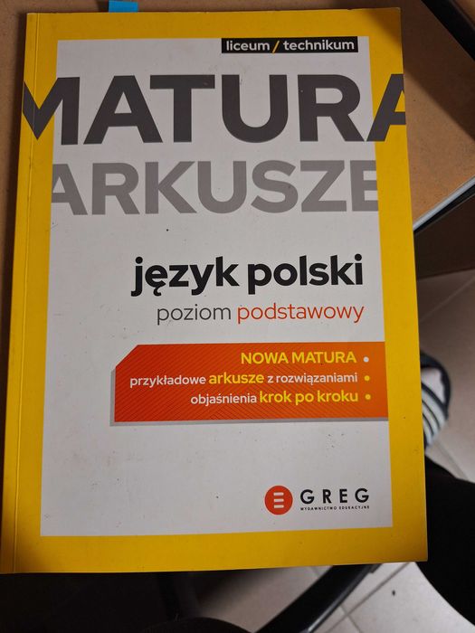Matura arkusze jezyk polski poziom podstswowy GREG