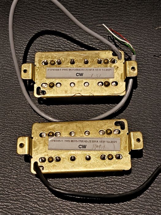 Pickups Zebra 95/15 de  guitarra  PRS S2 Custom 24