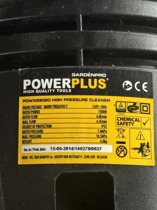 Мийка високого тиску POWER PLUS