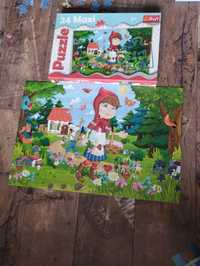 Puzzle maxi Czerwony Kapturek plus gratis