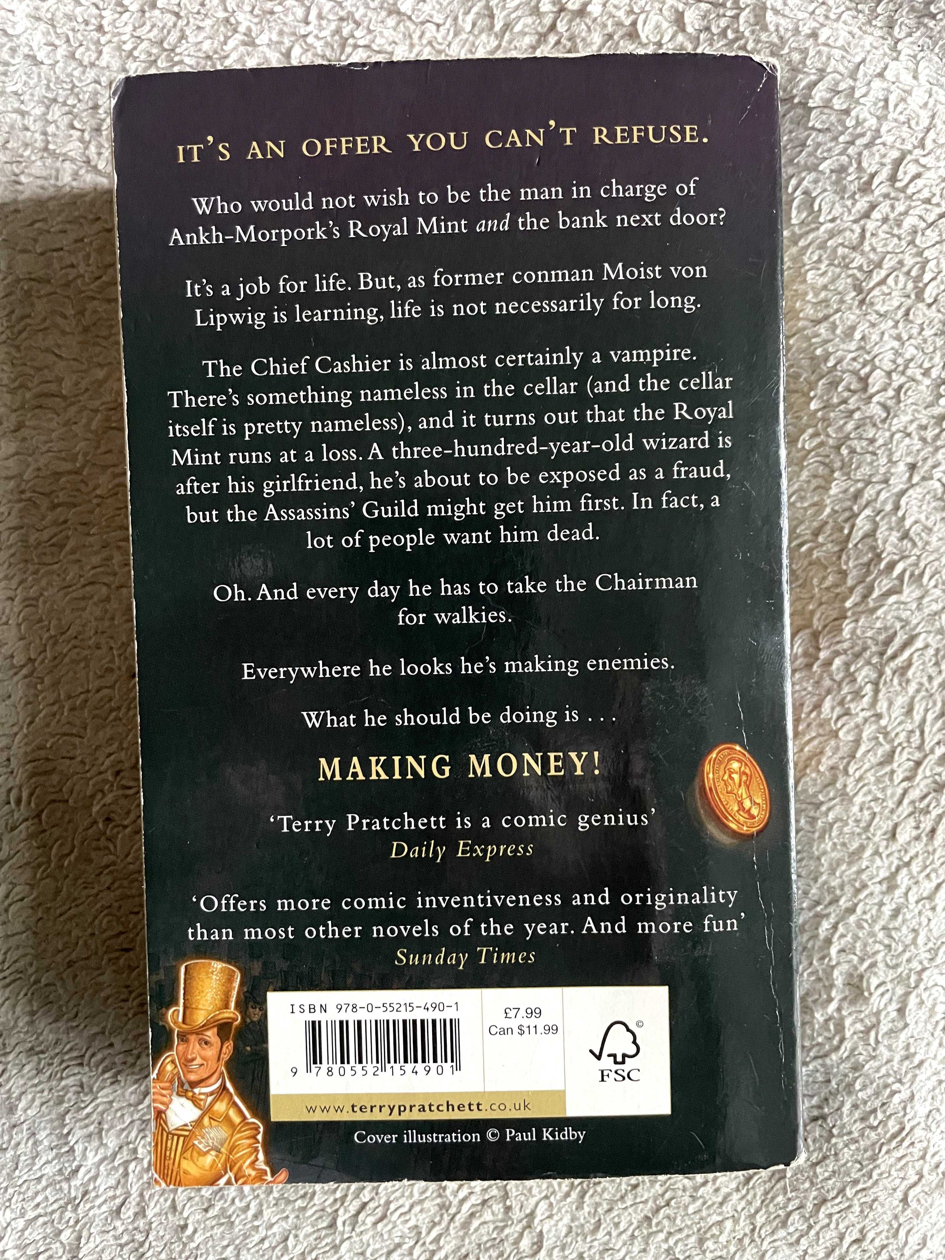 Discworld Making Money, Terry Pratchett, ENG