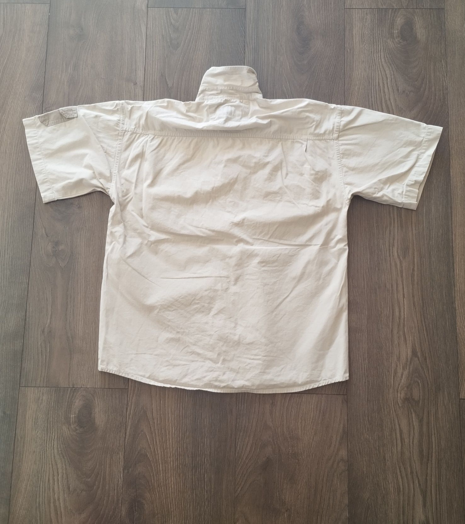 Kremowa bawełniana koszula męska Cordial (rozmiar: L)