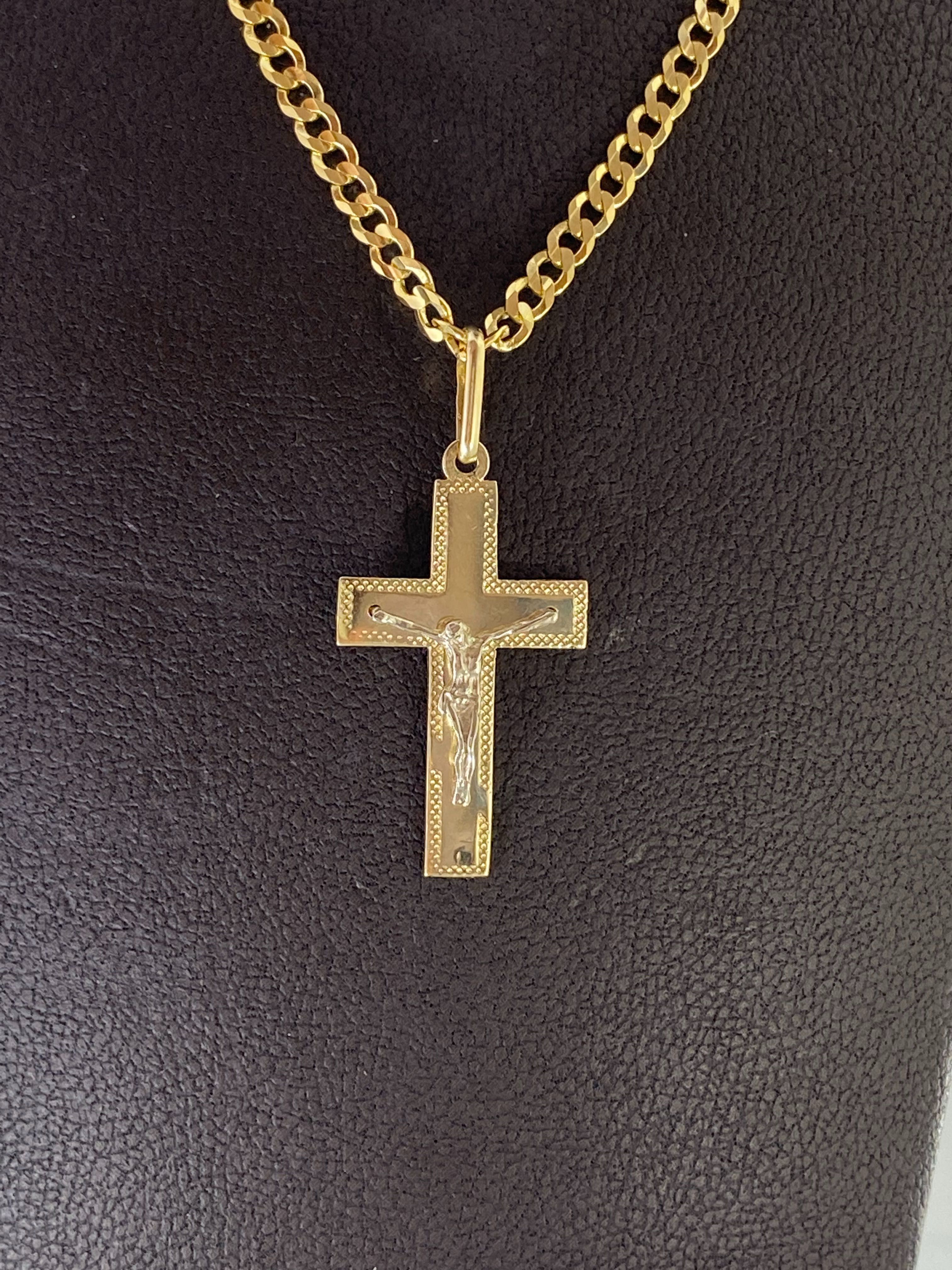 Złoty krzyżyk prawosławny, Próba 585.Nowy (822)