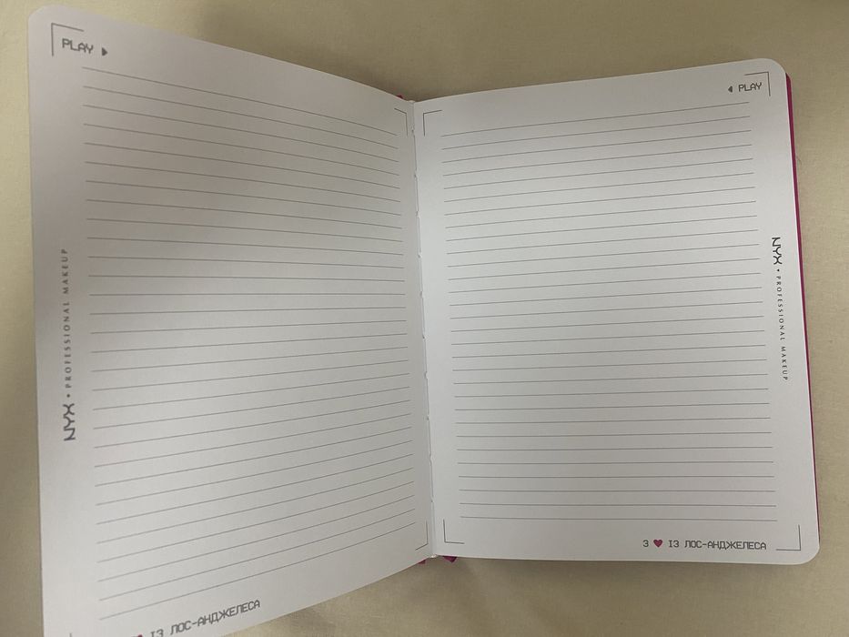 Блокнот-планер в лінію