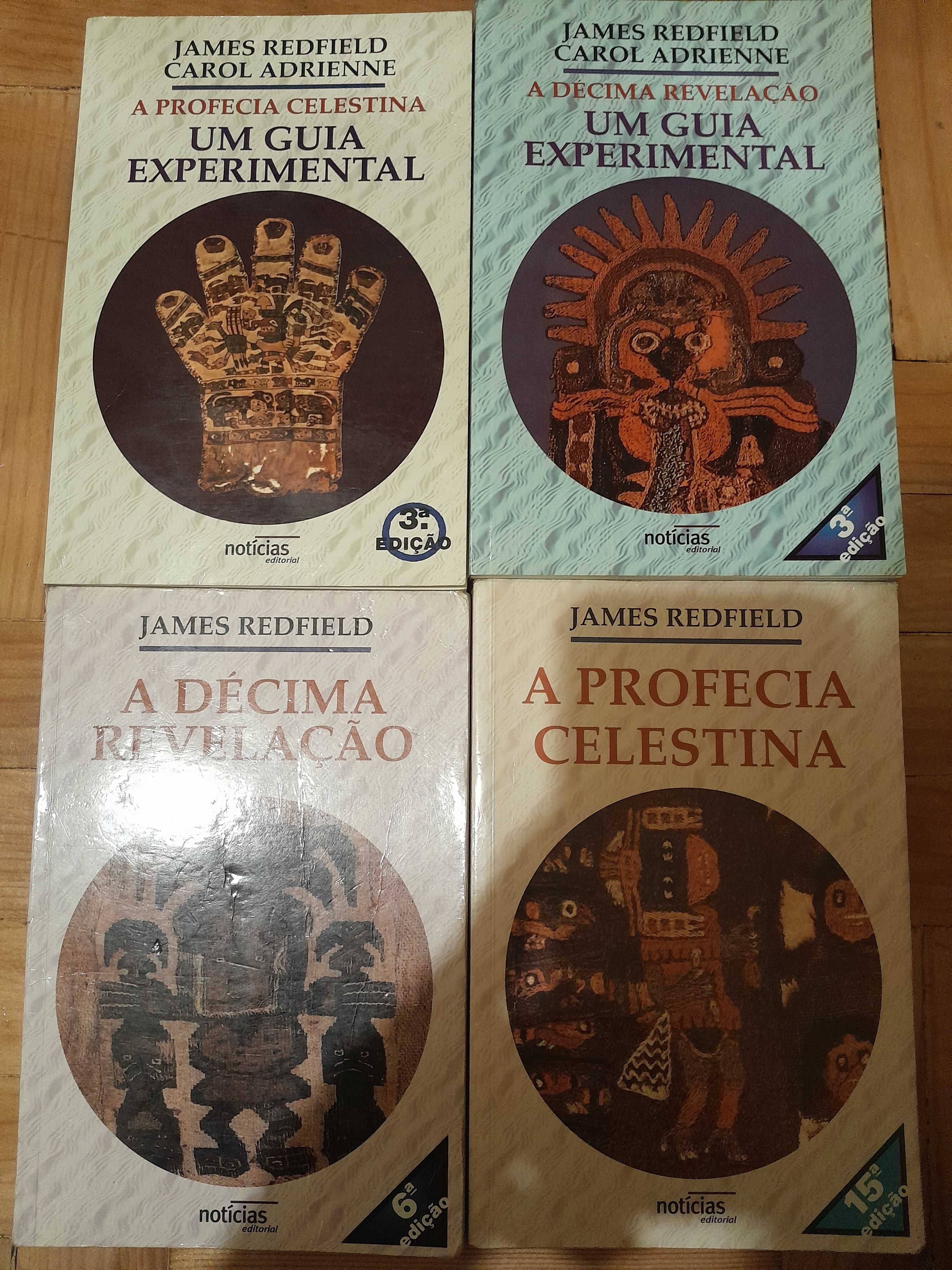 James Redfield A Profecia Celestina + Decima Revelção + 2 livros guia