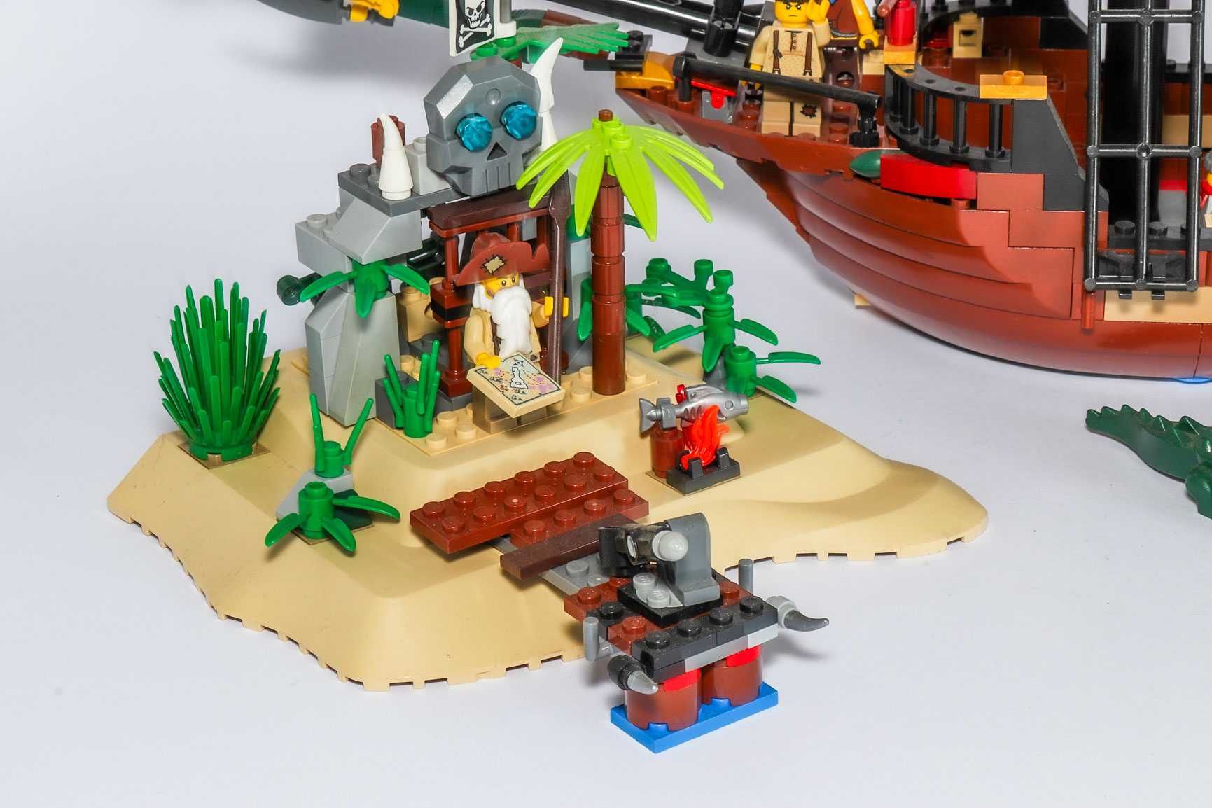 Lego 6243 BrickBeard`s Bounty Pirates + 6241 Wyspa skarbów piratów