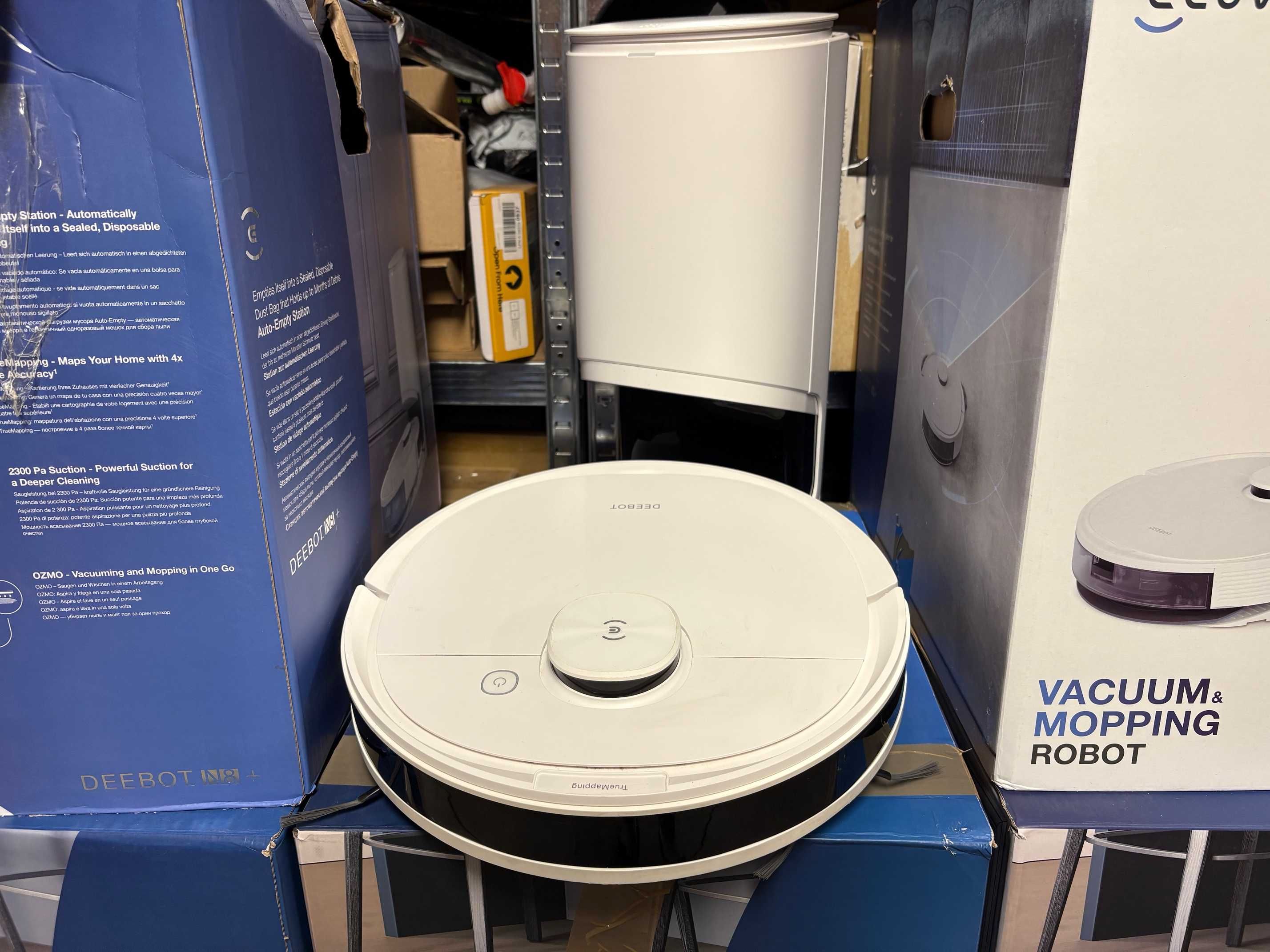 Robot sprzątający Ecovacs DEEBOT OZMO N8+ biały stacja