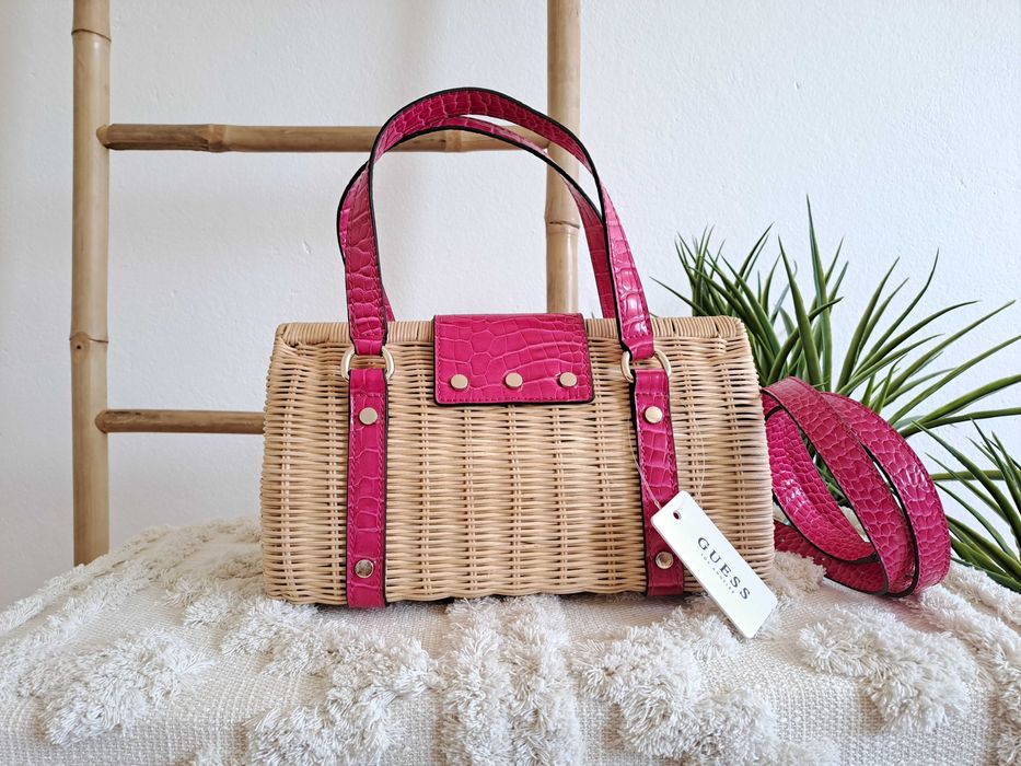 Mala de mulher Guess rosa