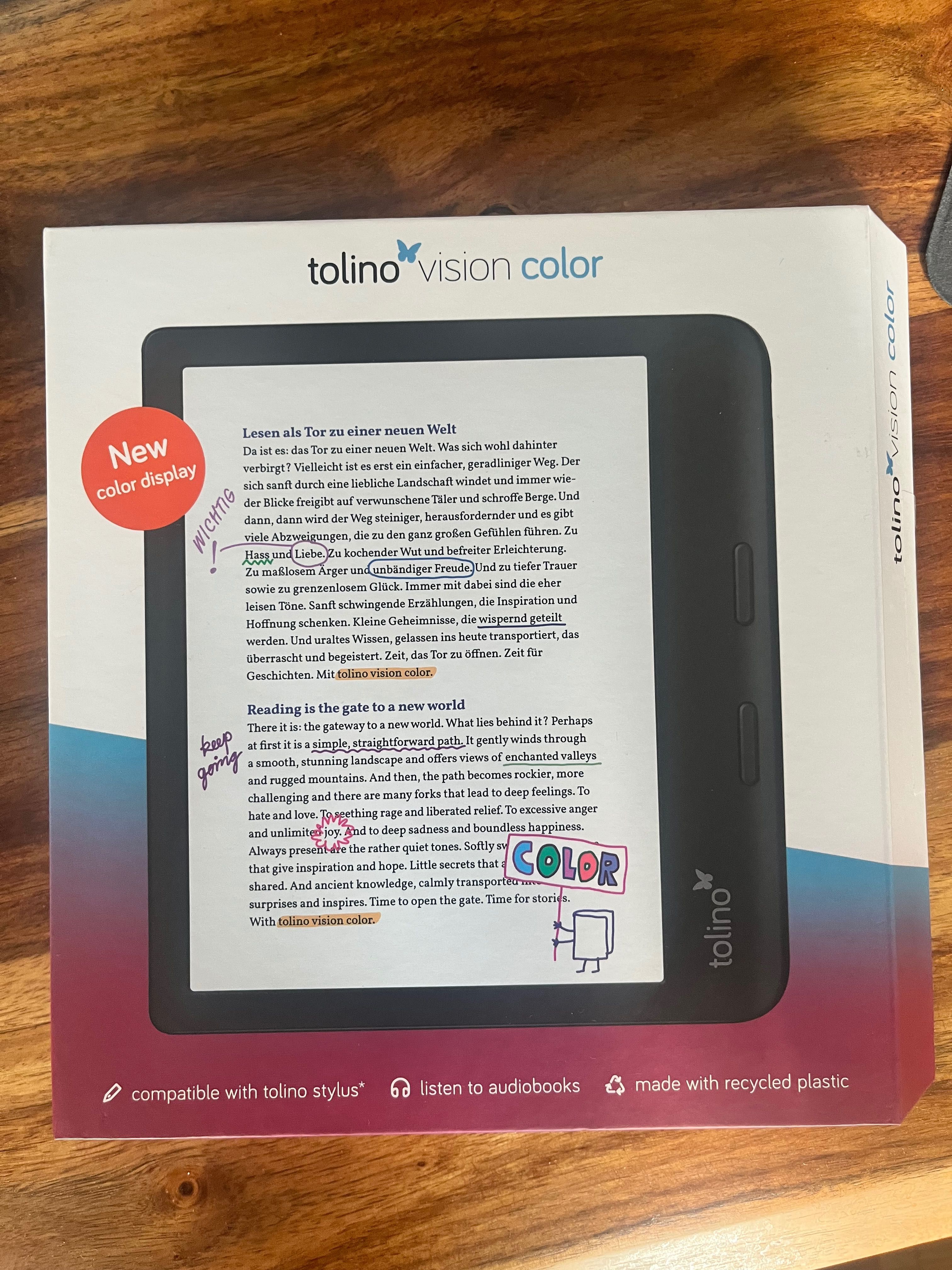 Tolino vision color