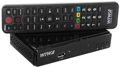 Dekoder Tuner DVB-T/T2 WIWA H.265 LITE Olsztyn Wysyłka Eltrox