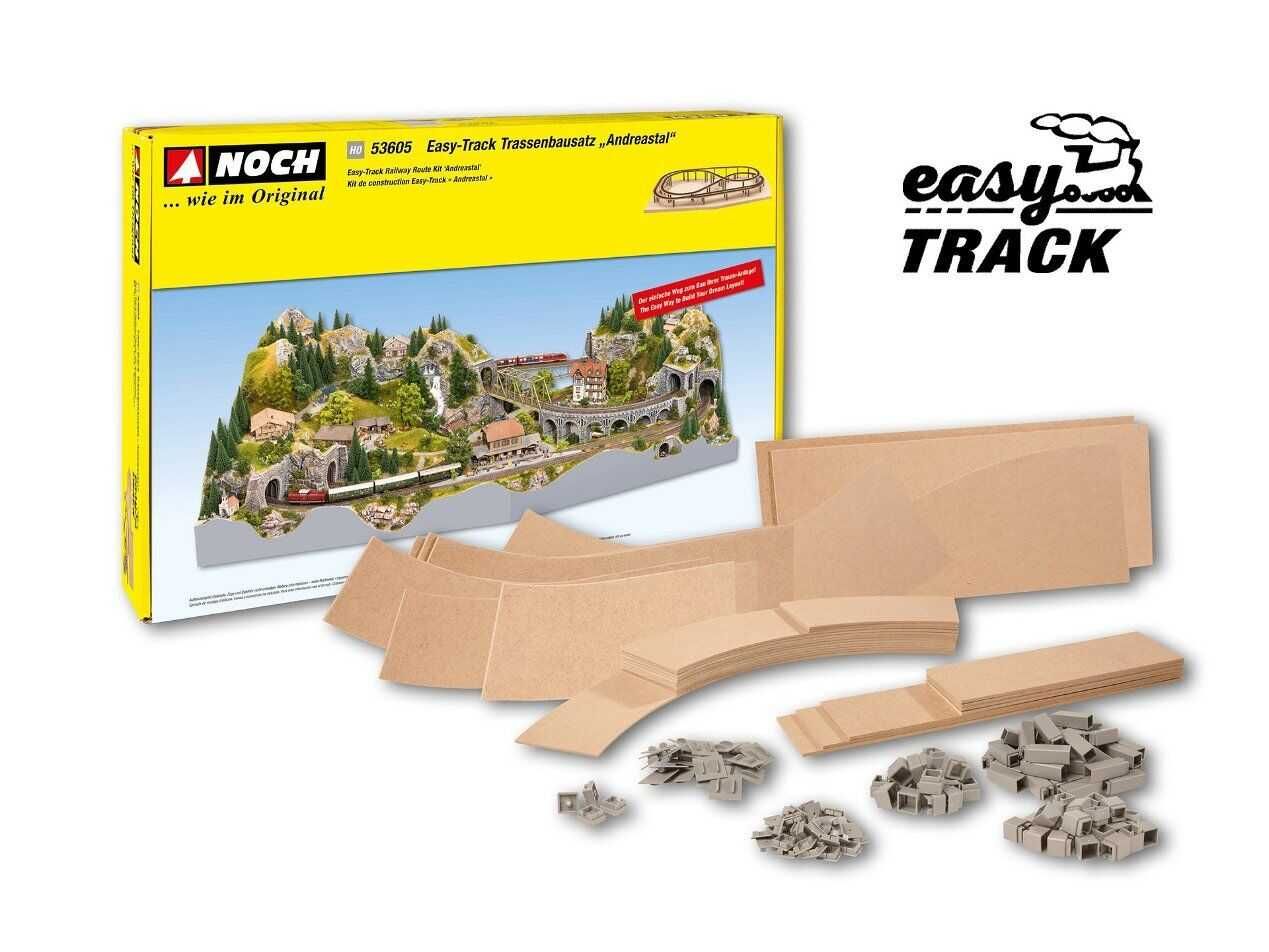 MiniClubMarklin - Maqueta Linha Fácil, Noch Easy Track 53600   H0 ou N