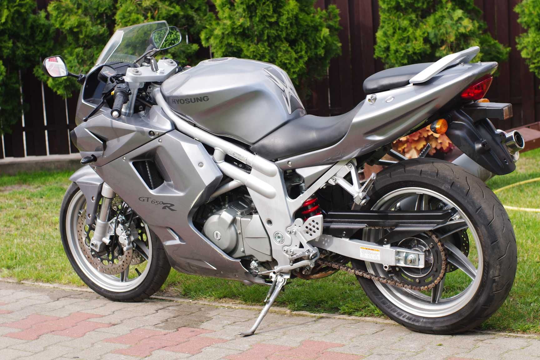 Hyosung gt650r 2008rok gt 650 NIEMCY BEZWYPADEK sv raty kredyt