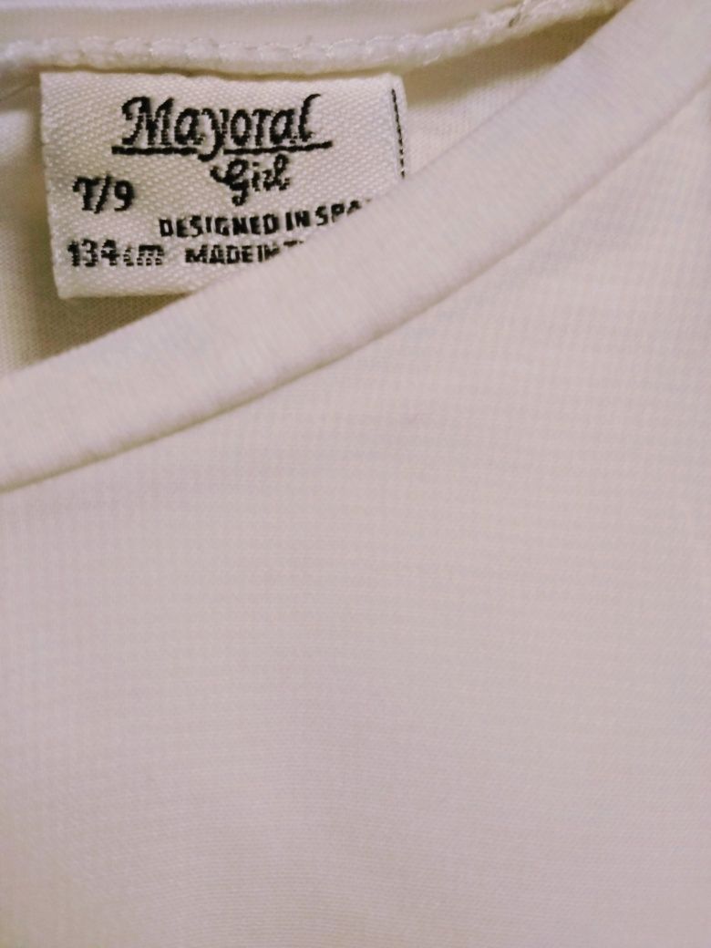 Śliczna bluzeczka tunika Mayoral 128-134