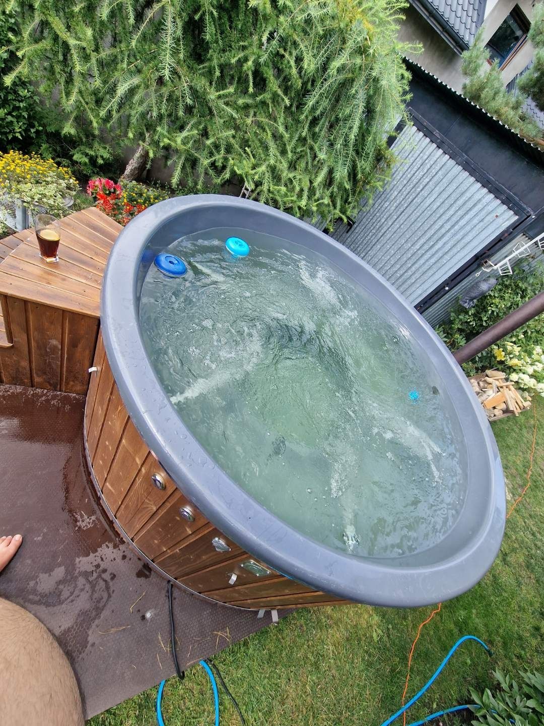 Bania mobilna gorąca, Jacuzzi, hydromasaż, wynajem