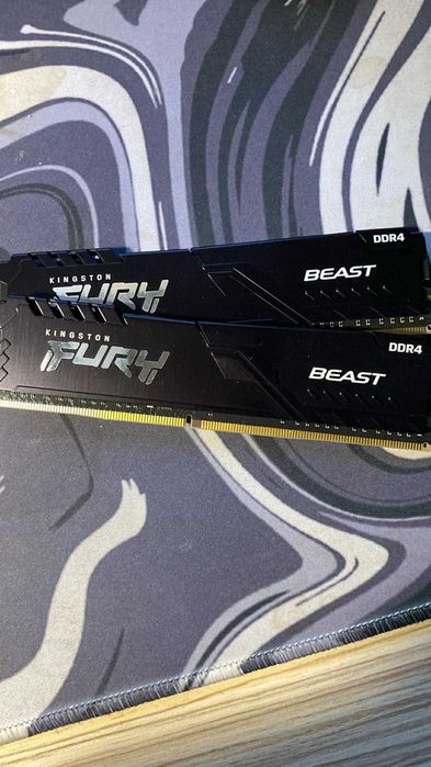 Kingston FURY 16GB (2x8GB) 3200MHz CL16 Beast Black