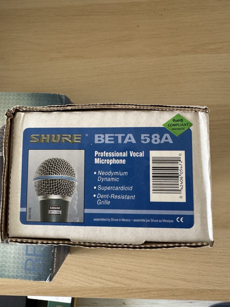 Mikrofon Shure sm58 beta