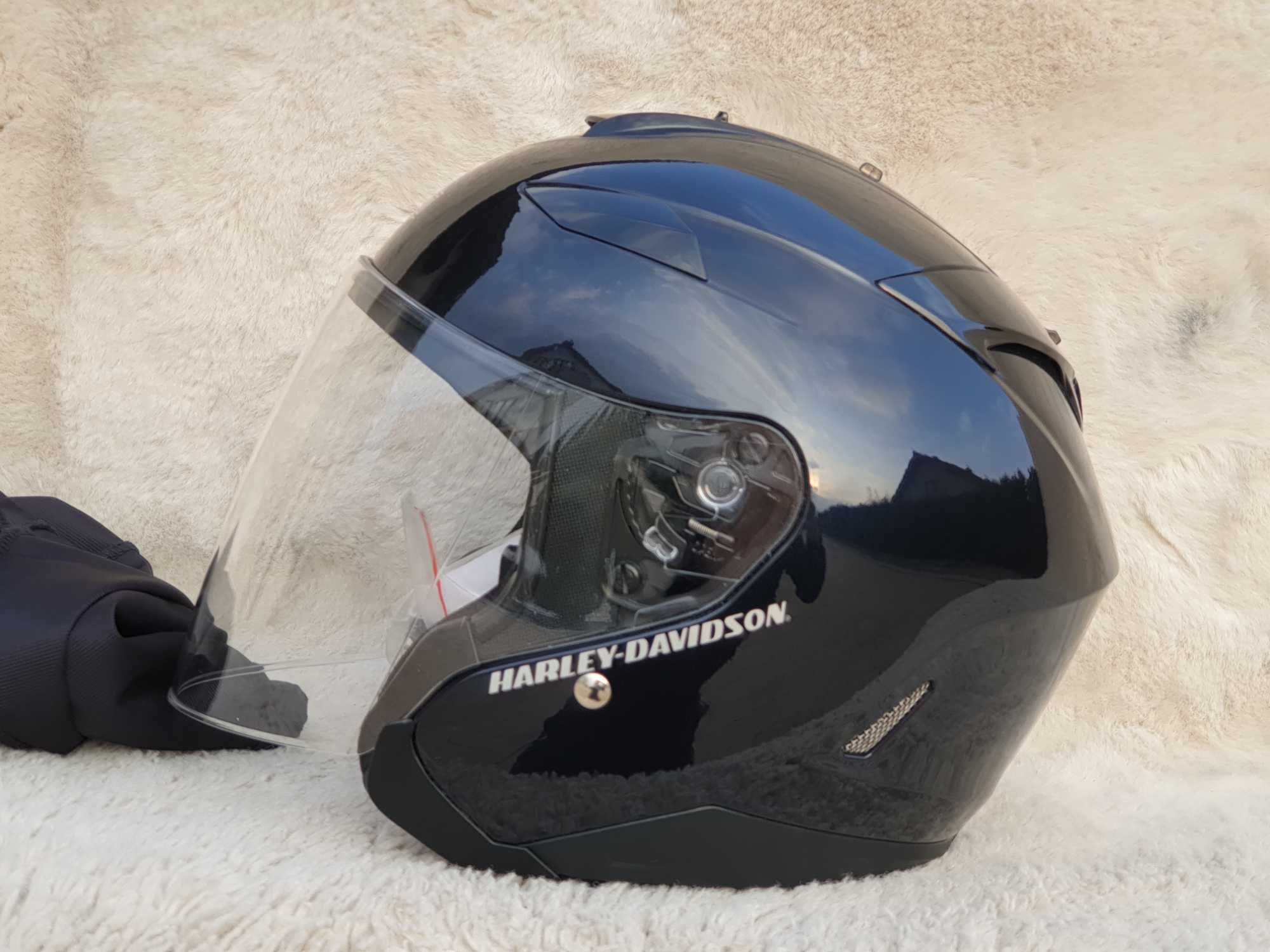 Harley Davidson H27 Maywood  rozm S Kask motocyklowy z blendą